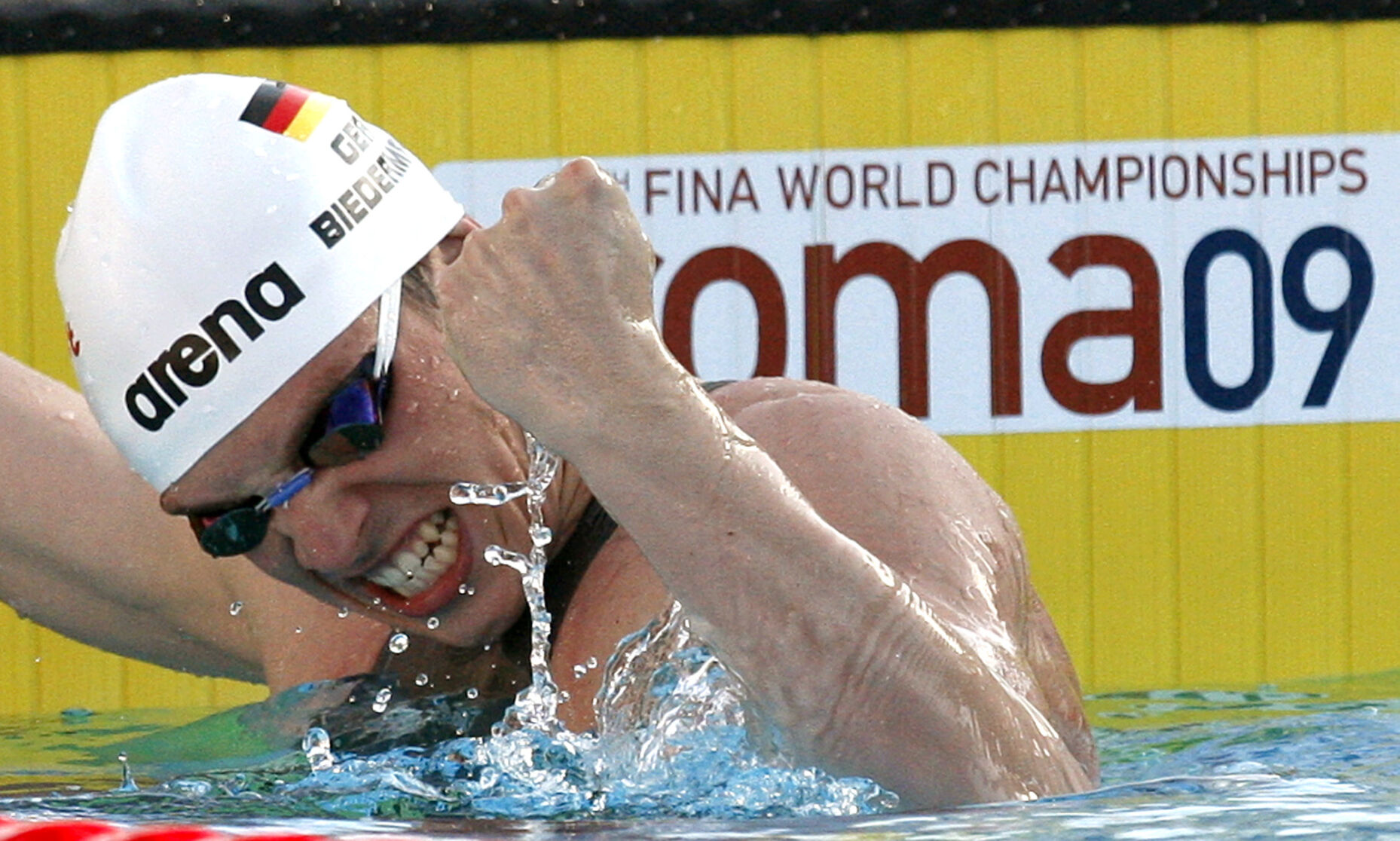 2009: Germany’s Paul Biedermann hands Michael Phelps his first major individual loss in four years
